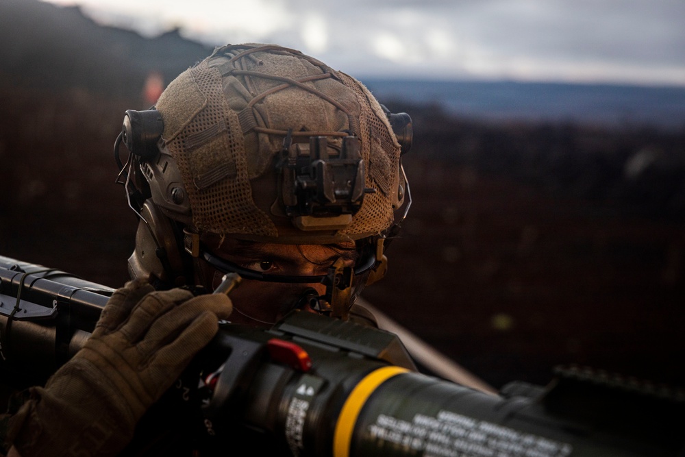 3rd LCT fires heavy weapons at Pohakuloa Training Area