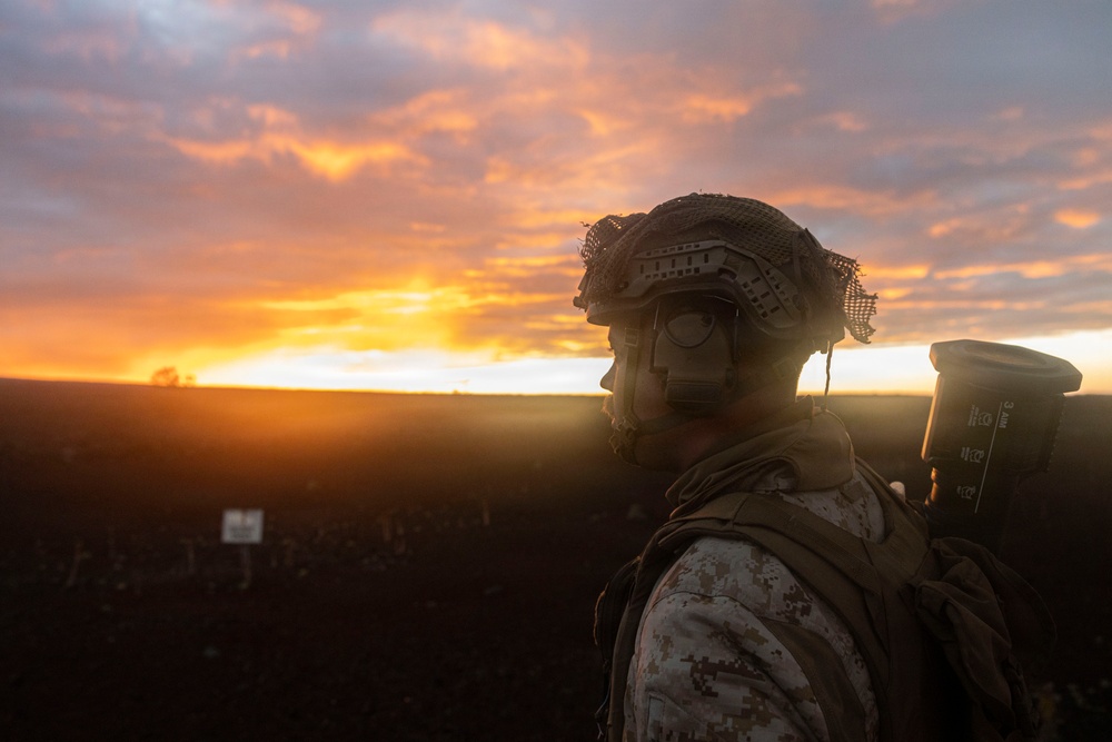 3rd LCT fires heavy weapons at Pohakuloa Training Area