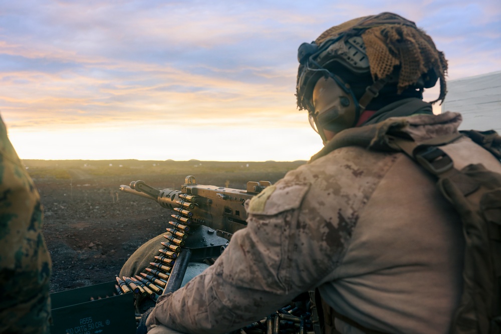 3rd LCT Marines Execute Heavy Machine Gun Weapons Package