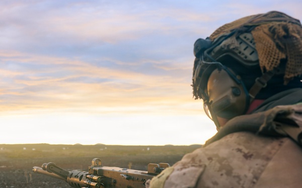 3rd LCT Marines Execute Heavy Machine Gun Weapons Package