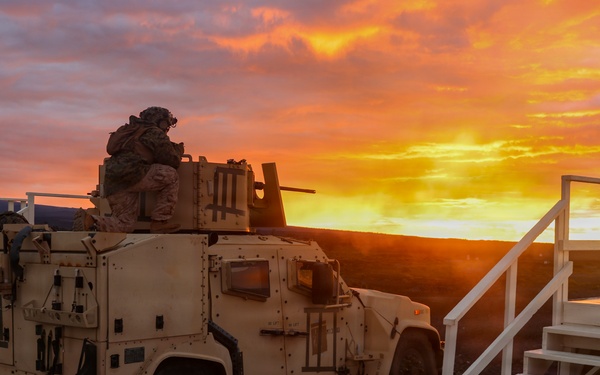 3rd LCT Marines Execute Heavy Machine Gun Weapons Package