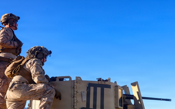 3rd LCT Marines Execute Heavy Machine Gun Weapons Package