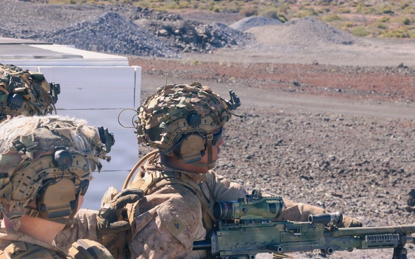 3rd LCT Marines Execute Heavy Machine Gun Weapons Package