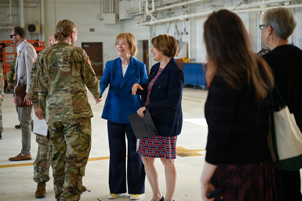 Minnesota U.S. Senators Visit the Minneapolis-St. Paul Air Reserves Station