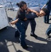 USS Michael Murphy Sailors Run SRF-B Drills