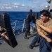 USS Michael Murphy Sailors Run SRF-B Drills