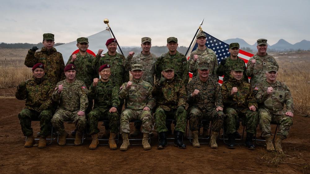U.S., Japan Self Defense Force Conducts Static Line Jump