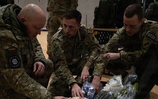 U.S. Army Soldiers Facilitate CLS Course with Lithuanian Riflemen’s Union during Unified Partners