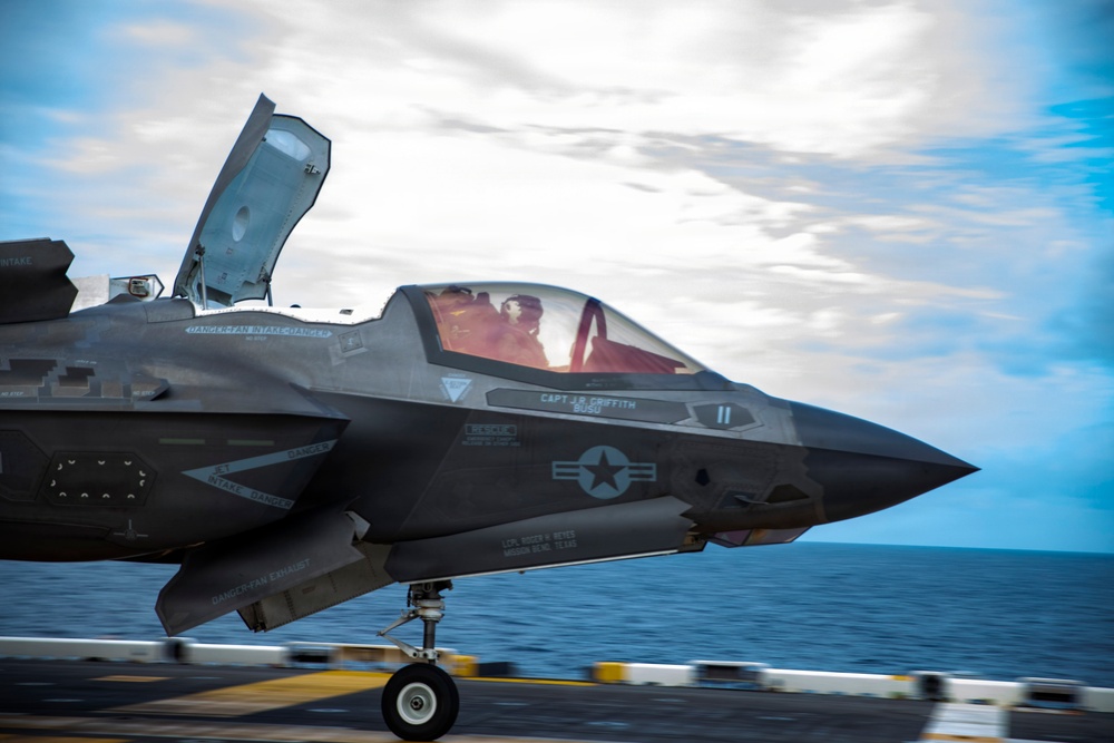 USS Tripoli Conducts Flight Operations