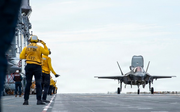 USS Tripoli Conducts Flight Operations