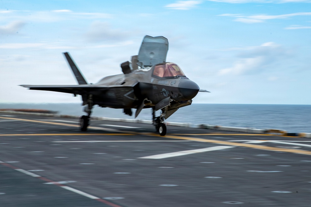 USS Tripoli Conducts Flight Operations