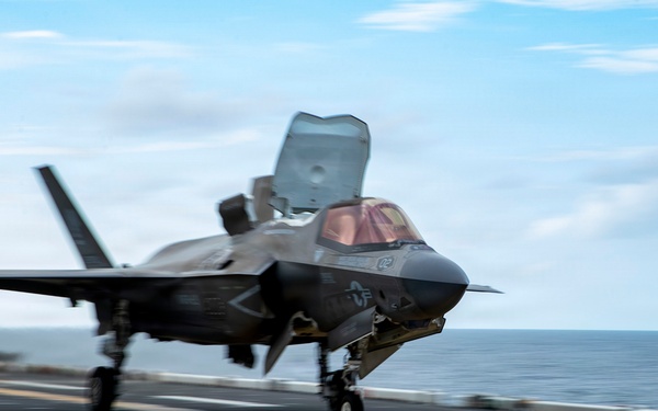 USS Tripoli Conducts Flight Operations