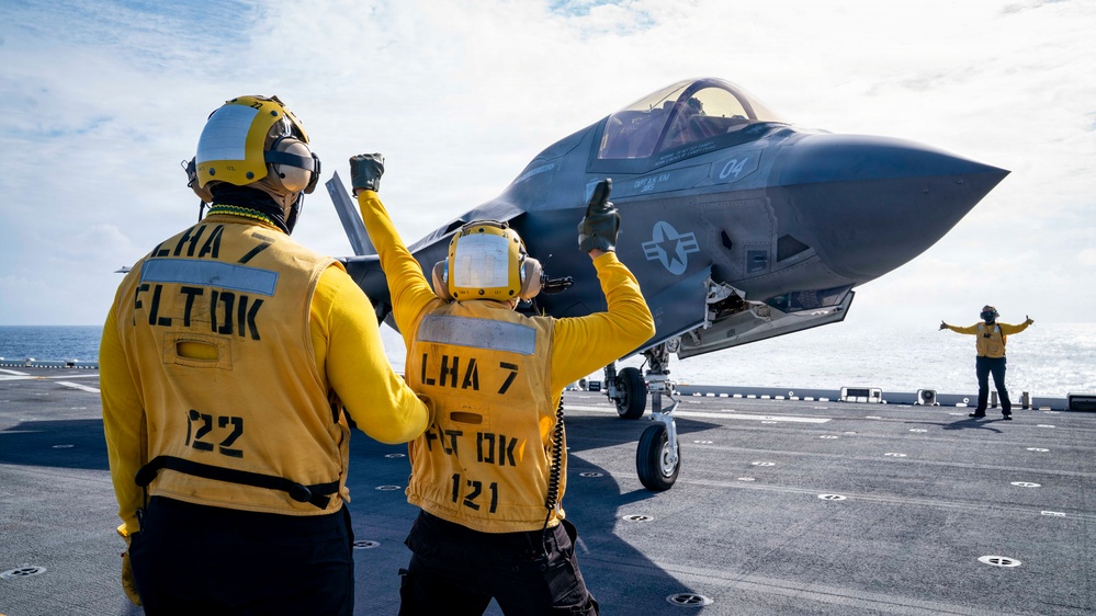 USS Tripoli Conducts Flight Operations