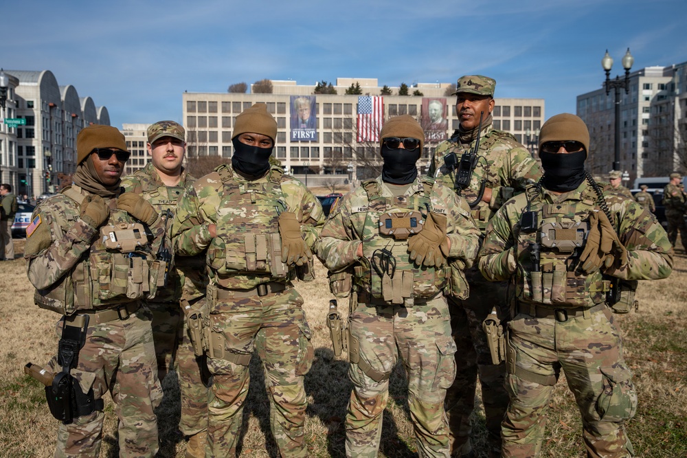 Mississippi National Guard service members join dignified escort for fallen Metropolitan Police Department Officer