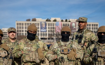 Mississippi National Guard service members join dignified escort for fallen Metropolitan Police Department Officer