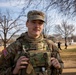 A Mississippi National Guard service member joins a dignified escort for fallen Metropolitan Police Department Officer