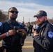 U.S. Capitol Police officers join a dignified escort for fallen Metropolitan Police Department Officer
