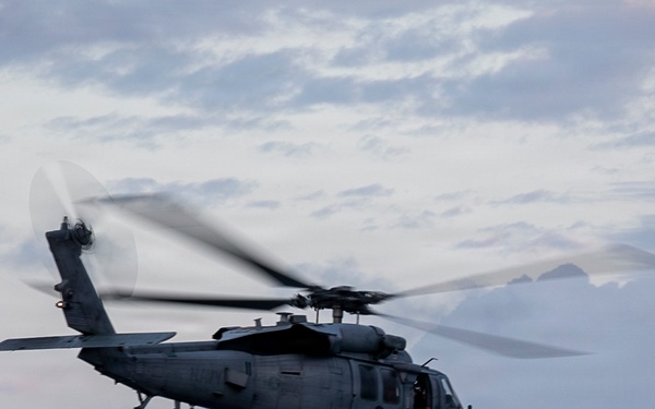 USS Tripoli Conducts Flight Operations