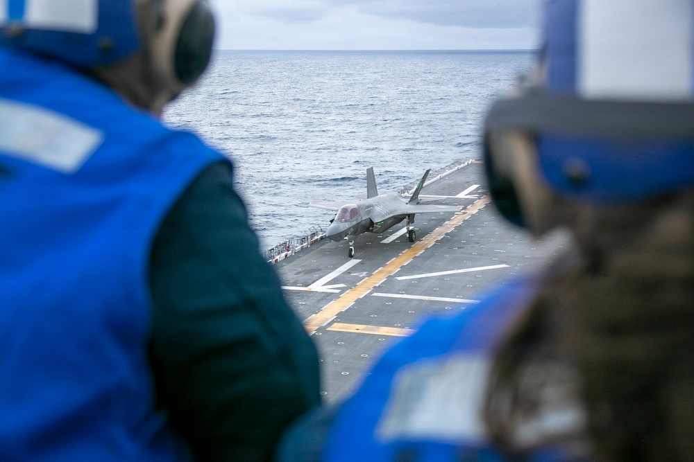 USS Tripoli Conducts Flight Operations