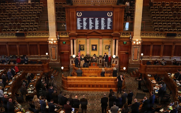 Iowa National Guard chaplain delivers invocation during 2026 Condition of the Guard