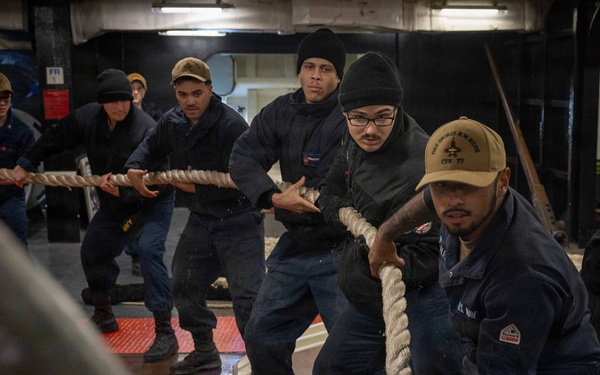 Daily Operations Aboard USS George H.W. Bush (CVN 77)