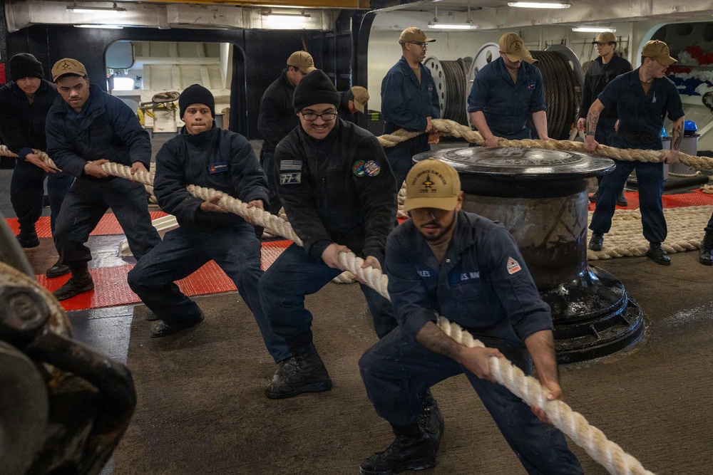 Daily Operations Aboard USS George H.W. Bush (CVN 77)