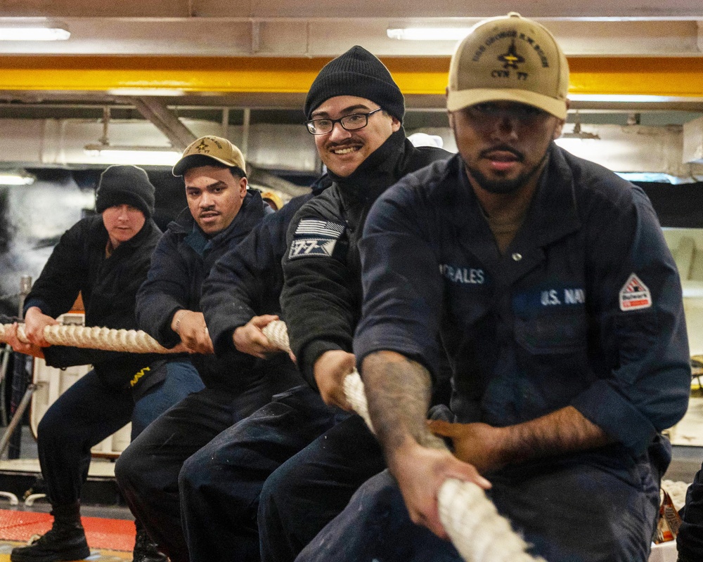 Daily Operations Aboard USS George H.W. Bush (CVN 77)