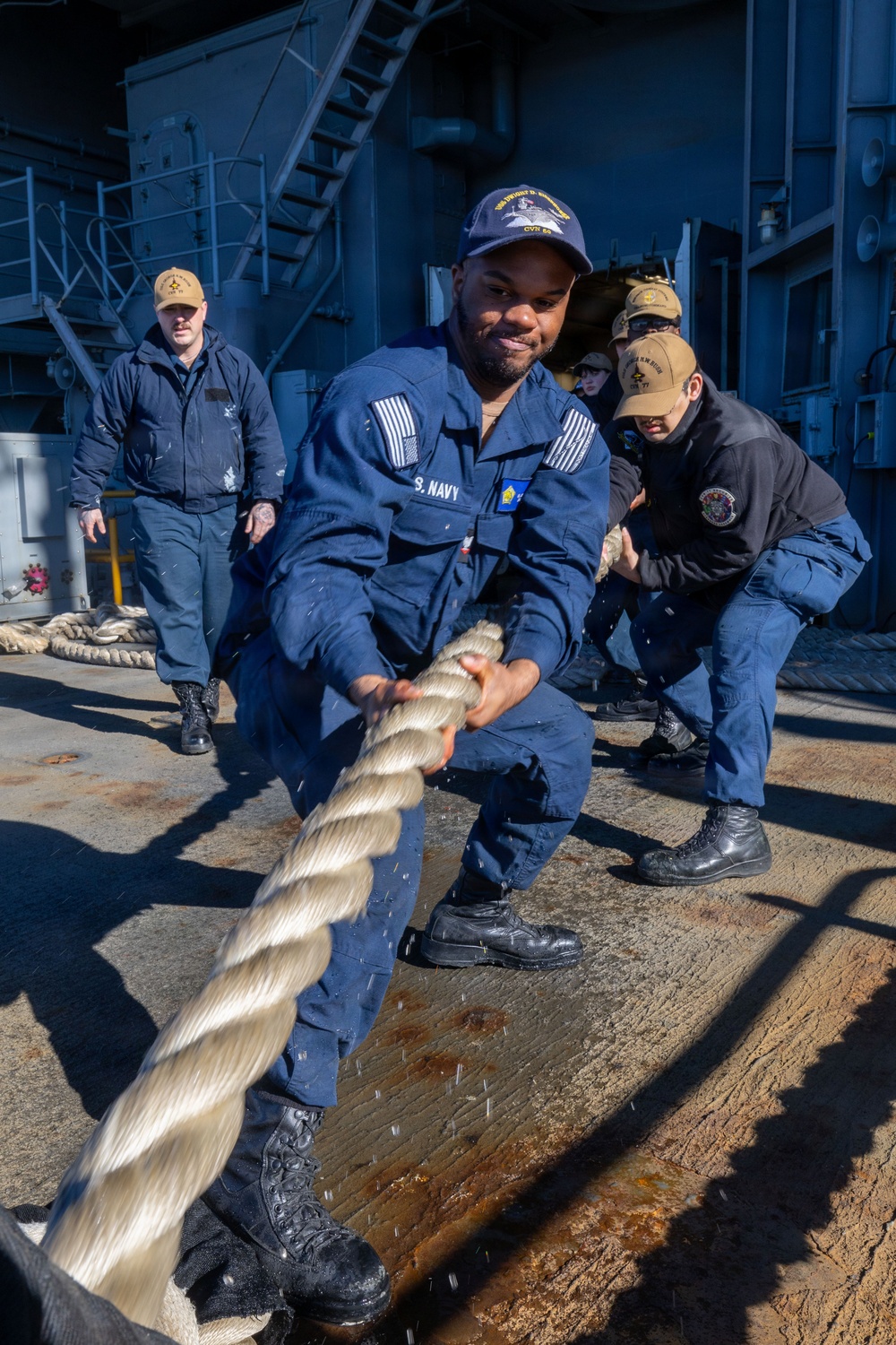 Daily Operations Aboard USS George H.W. Bush (CVN 77)