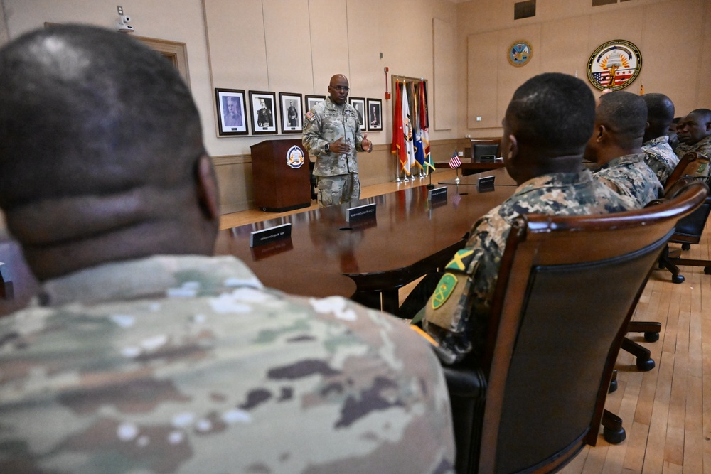 D.C. National Guard Hosts Jamaica National Reserve During Leader Development Exchange