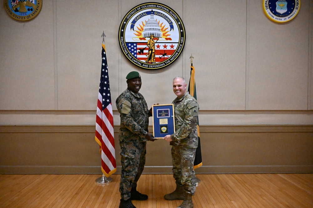 D.C. National Guard Hosts Jamaica National Reserve During Leader Development Exchange