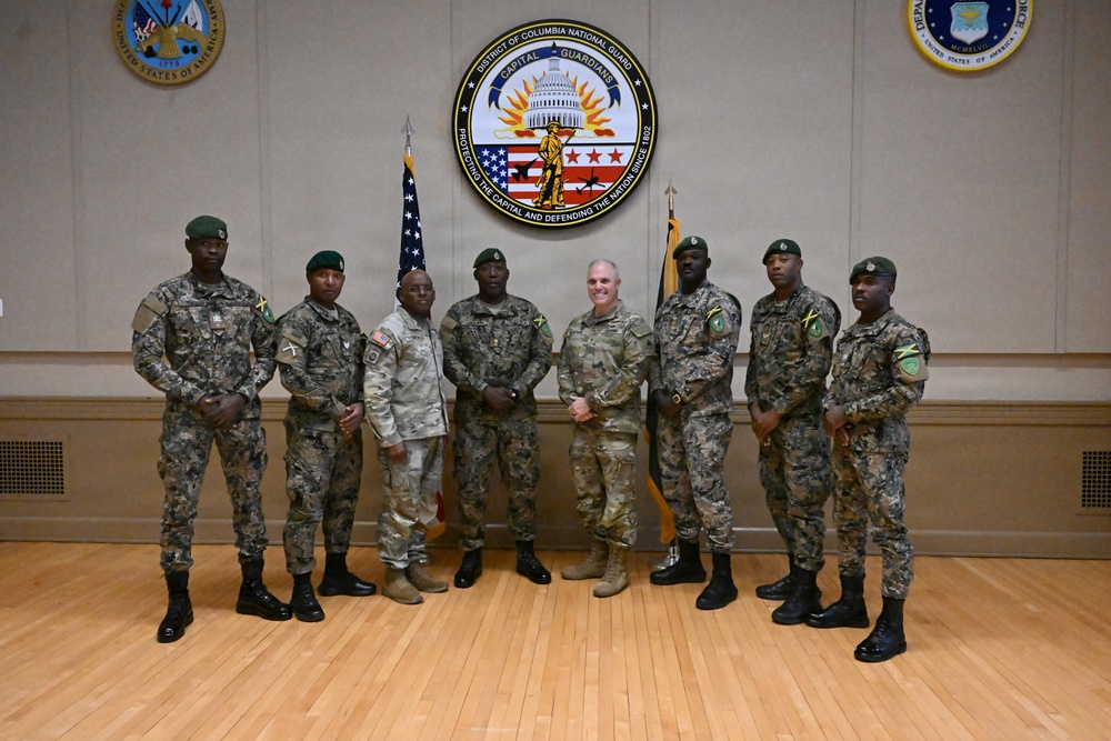 D.C. National Guard Hosts Jamaica National Reserve During Leader Development Exchange