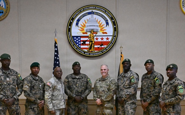 D.C. National Guard Hosts Jamaica National Reserve During Leader Development Exchange