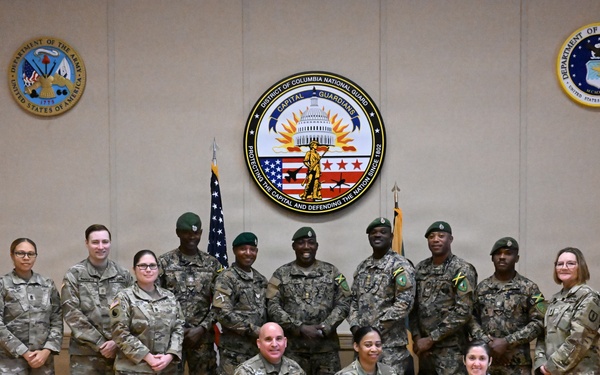 D.C. National Guard Hosts Jamaica National Reserve During Leader Development Exchange