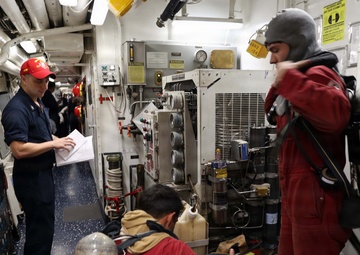 USS Roosevelt (DDG 80) Conducts DCTT Drill in the Red Sea