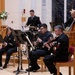Members of the U.S. Navy Band perform in a chamber ensemble concert