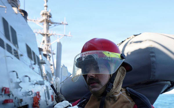 USS Roosevelt (DDG 80) Conducts DCTT Drill in the Red Sea