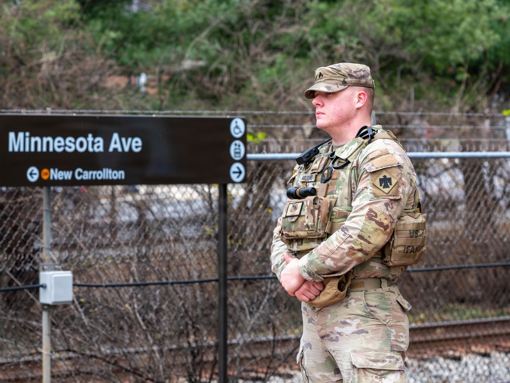 JTF - DC patrols additional metro stops
