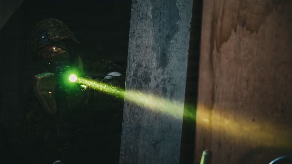 U.S. Army and Japan Self Defense Force Paratroopers Conducts Close Quarters Battle Training