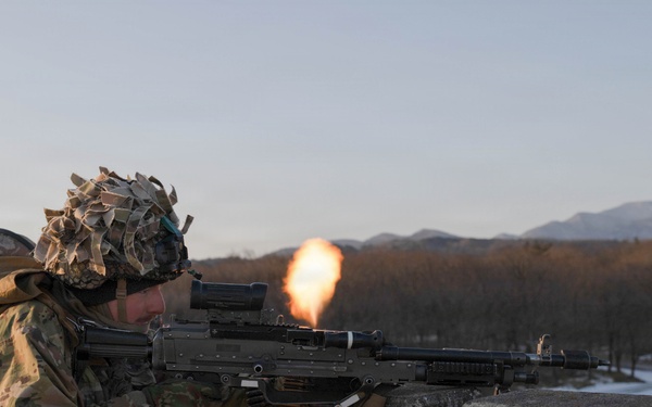 U.S. Army and Japan Self Defense Force Paratroopers Conducts Close Quarters Battle Training