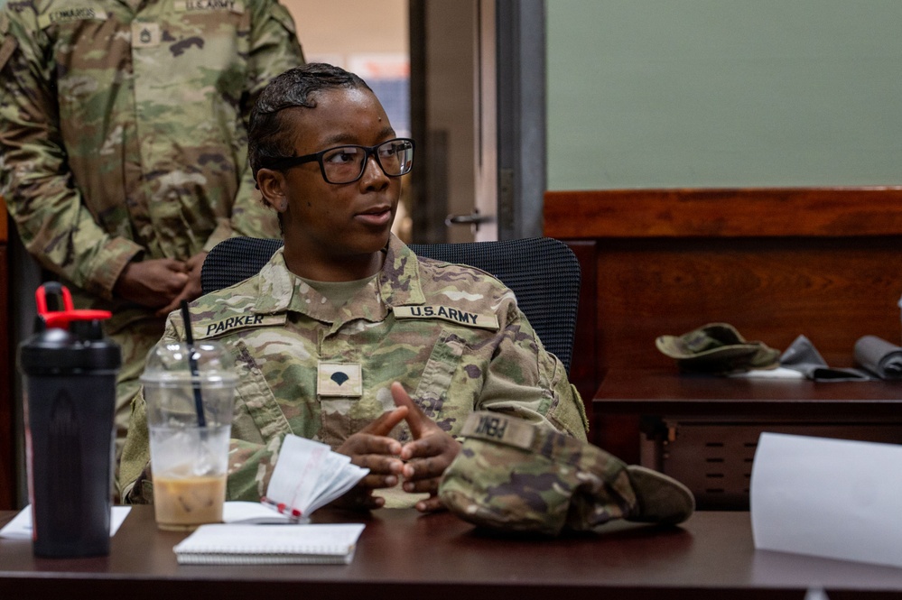 Junior enlisted Soldiers enhance leadership skills during Desert Forge