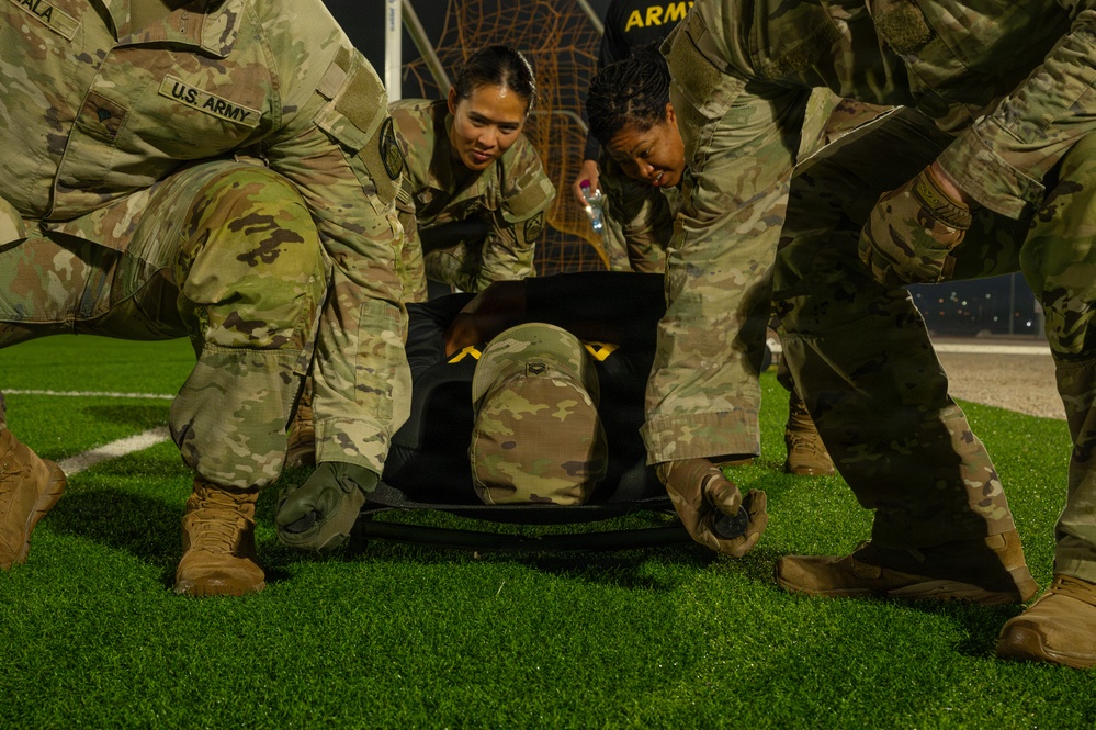 Junior enlisted Soldiers enhance leadership skills during Desert Forge