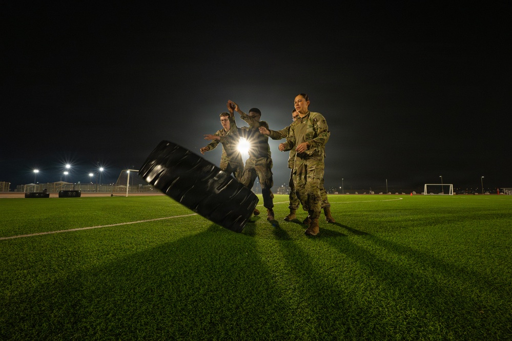 Junior enlisted Soldiers enhance leadership skills during Desert Forge