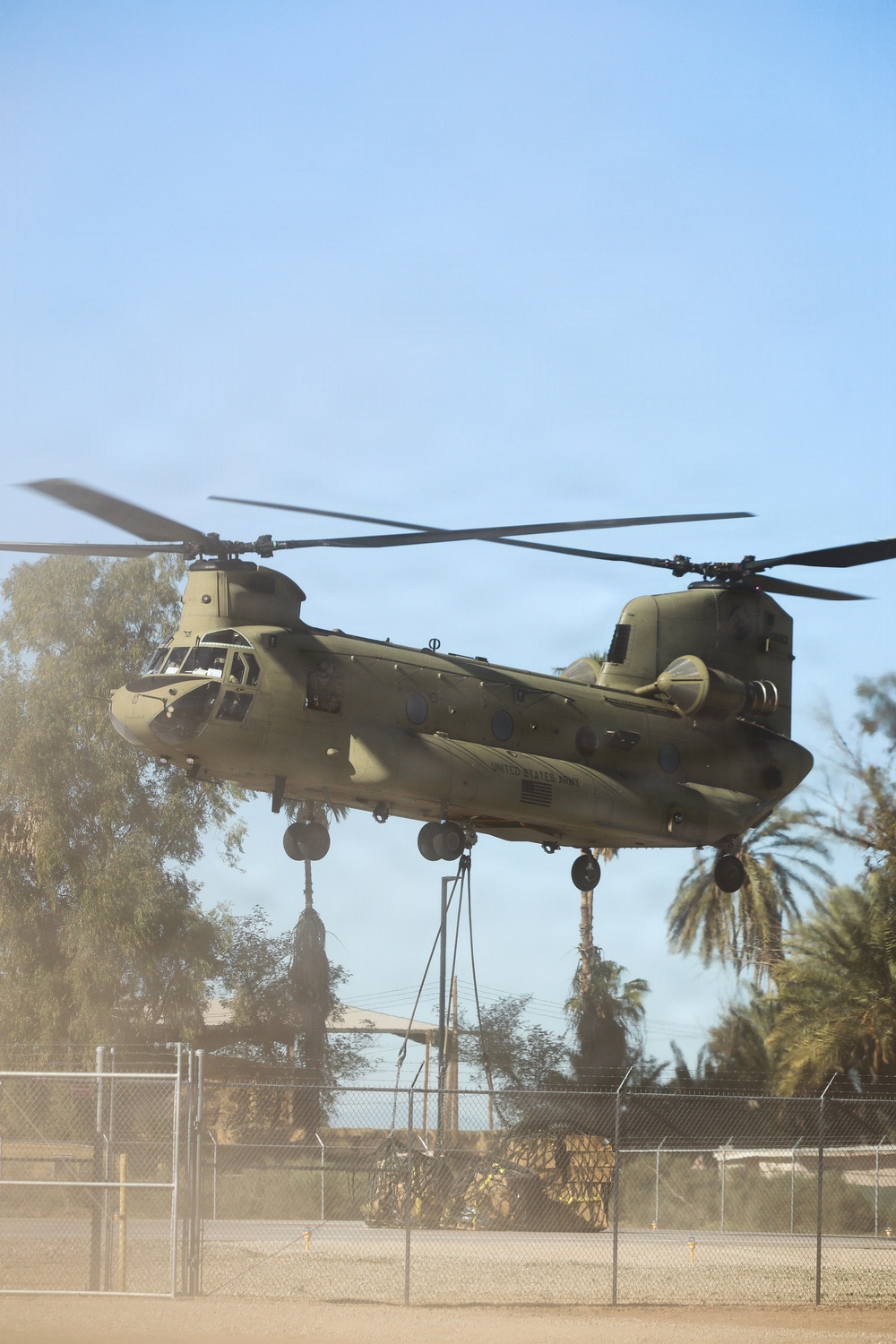 Southern border slingload operations