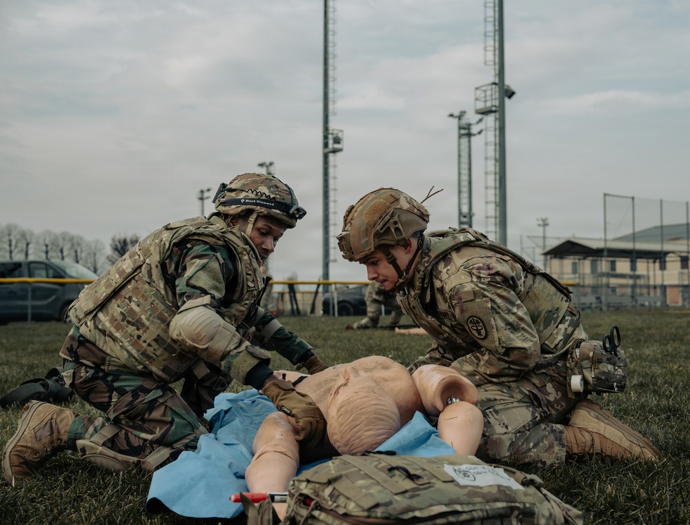 In tandem: married medics compete at the SETAF-AF Best Medic Competition