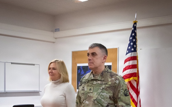 221st PAD Staff Sgt. Daniel Friedberg Retirement Ceremony