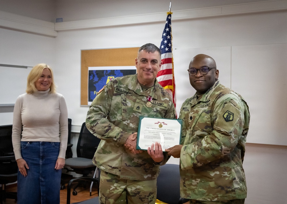 221st PAD Staff Sgt. Daniel Friedberg Retirement Ceremony