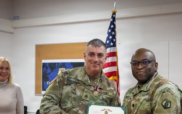 221st PAD Staff Sgt. Daniel Friedberg Retirement Ceremony
