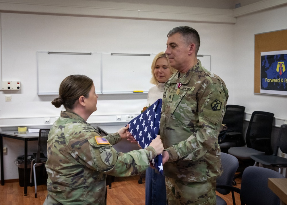 221st PAD Staff Sgt. Daniel Friedberg Retirement Ceremony
