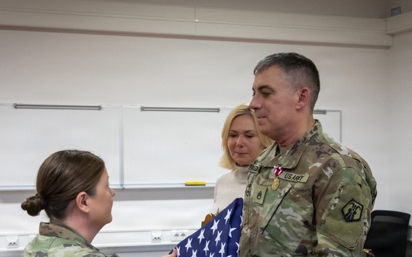 221st PAD Staff Sgt. Daniel Friedberg Retirement Ceremony