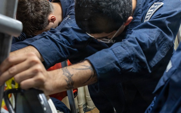 Spruance conducts routine operations